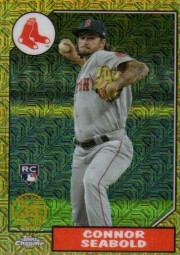 2022 Topps Series 2 1987 Topps Chrome #88 Connor Seabold - Red Sox